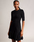 JOSAFEE-Dresses-When knitwear and glamour collide, you get JOSAFEE. This perfectly tailored mini dress boasts a figure hugging silhouette with a pleated hemline that ensures you'll look and feel fabulous in any setting, from a lunch date to a weekend exploring the city. Knitted mini dress Fit and flare silhouette Pleated hem Crew neck Half length sleeves Exposed zip fastening Ribbed waistband Jara is 5'10.5" / 1.79m and wears Dark Red in a Ted size 1 Feminine detailsA flirty pleated hem adds an interesting
